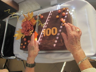 Oslava 100. narozenin naší klientky